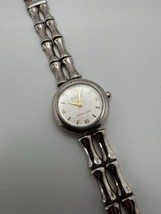 Exclusive Sterling Silver Bamboo Woman’s Watch 28mm 7.25” Needs New 377 ... - $99.00