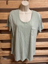 Vera Bradley Solid Green T-Shirt Woman&#39;s Size XL KG JD - $182.17 MXN