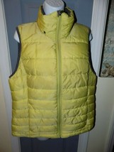 Tangerine Green Puffer Vest Size XL Women&#39;s EUC - £20.10 GBP