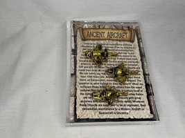 Ancient Aircraft Flying Machine Set, Aztec, Mayan, Inca, Metal, Display ... - $59.39