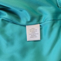 Christopher & Banks RN#63823 Women's Green Cotton Blend Denim Skort Size 14 image 4