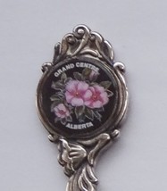 Collector Souvenir Spoon Canada Alberta Grand Centre Cold Lake Wild Rose... - $9.99