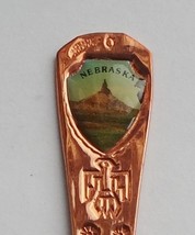 Collector Souvenir Spoon USA Nebraska Chimney Rock National Historic Site - £7.91 GBP