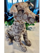 Coach 8443 JRT Stuffed Collectible Signature Dog Toy Jack Russell Terrier - $1,881.74 MXN