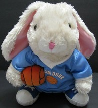 Vintage Plush Bunny Rabbit Basketball Theme Dan Dee Collectors Choice Easter  - £23.59 GBP