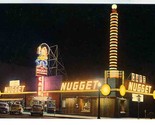 Carson City Nugget Casino Postcard Nevada Poor Man&#39;s Monte Carlo  - $17.98