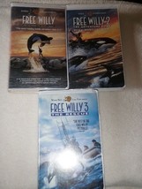 Free Willy 1,2,3  The Adventure Home The Rescue VHS (3 MOVIES) - £11.47 GBP
