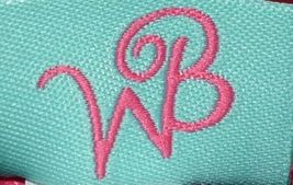 WB M715PIPER Polyester Canvas Piper Cosmetic Bag Hot Pink Bottom Zipper Closure image 3