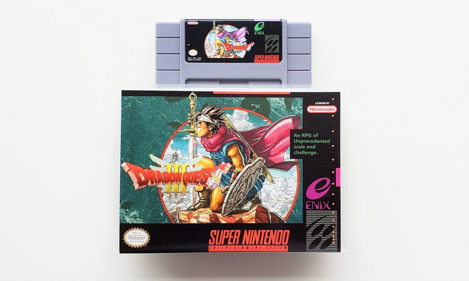 Dragon Quest 3 III SNES Super Nintendo (English Translated) USA