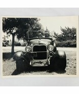 Vtg Car Show Hot Rod Photo 1929 Model A Ford California License Plate St... - $23.75