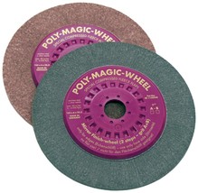 Poly-Magic-Wheel Dry Polishing Abrasive Disc, 6-1/2&quot; Diameter, 7/8&quot; Arbo... - £183.32 GBP
