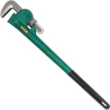 VEVOR 36-Inch Cast Steel Straight Pipe Wrench Ideal for 2&quot; to 3-1/2&quot; Pip... - £72.42 GBP