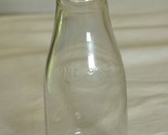 Milk Bottle One Pint Glass Jar b - $14.84