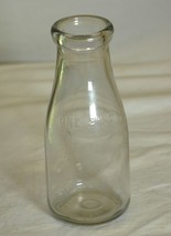 Milk Bottle One Pint Glass Jar b - $14.84