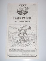 1987 Sky Commanders Track Patrol Instructions ONLY Kenner Vintage - £10.75 GBP