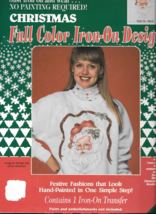 Christmas Full Color Iron On Transfer Old St. Nick Santa For Shirts or C... - $8.99