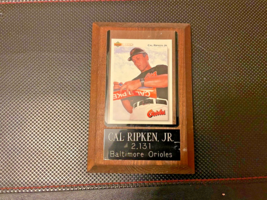 DISPLAY CASE/PLAQUE 1992 Upper Deck - Cal Ripken Baseball Card - $4.99