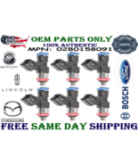 #0280158091 1 SET Bosch Fuel Injectors for 2008, 2009 Mercury Sable 3.5L... - £112.76 GBP