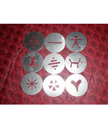 9 Cookie Cutter Discs Dies Cutters for The Wear Ever Super Shooter - $18.68 CAD