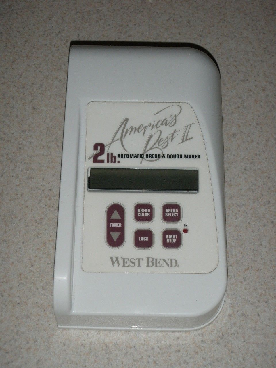 West Bend Bread Machine Electronic Control Panel for Model 41042 - $29.39