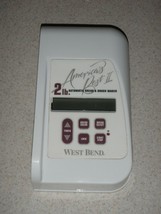 West Bend Bread Machine Electronic Control Panel for Model 41042 - £23.11 GBP