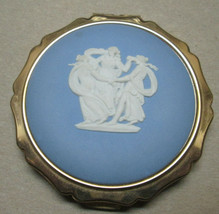  STRATTON England Gold 3 Graces Wedgwood Powder Compact Mirror no scratches - $65.65