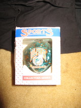 Sports Collectible Glass Ornament (Miami Dolphins) - £7.19 GBP