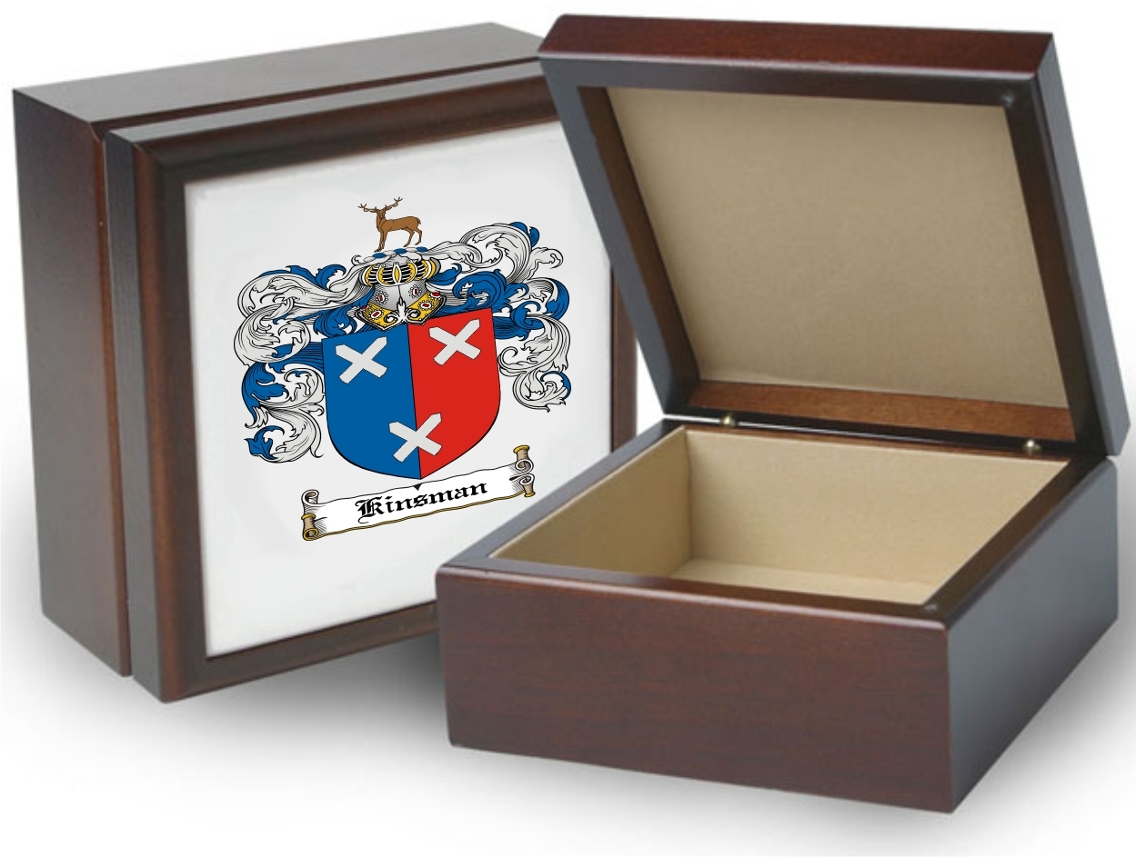 Coat of Arms / Family Crest Tile Box