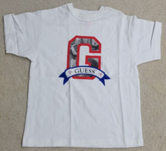 New VINTAGE Guess Kids T Shirt Juniors Small White - $14.90