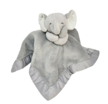 CARTER&#39;S 2016 BABY GREY ELEPHANT SECURITY BLANKET STUFFED ANIMAL PLUSH L... - £29.27 GBP