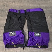 Outdoor Research Waterproof Hiking Gaiters Women&#39;s Medium Purple Black - £23.66 GBP