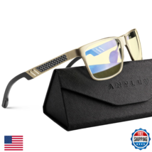 ANYLUV Blue Light Blocking Glasses Men, Relieve Eyestrain, Al-Mg Metal F... - $39.21