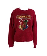 Harry Potter Womens Sweater Junior Size Medium Hogwarts Sequin Top Sherp... - £11.67 GBP