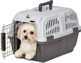 MidWest Skudo Travel Carrier Gray Plastic Dog Carrier X-Small - 1 count - £89.08 GBP