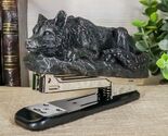 Gothic Resting Alpha Wolf Stapler Office Desktop Accessory Totem Wolf Sp... - $24.99