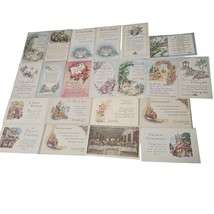 Lot of 21 Religious Vintage Postcards Not Used Get Well Sympathy Birthday - £10.34 GBP