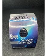 Leggs Sheer Energy Control Top Medium Support Leg Pantyhose #65609 Q JET... - £7.90 GBP
