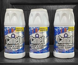 Original Brillo Cameo Aluminum &amp; Stainless Steel Cleaner W/Abrasive Lot ... - $1,092.48 MXN