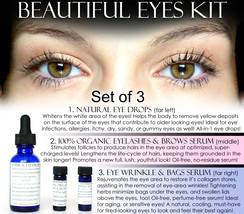 Beautiful Eyes Kit Set Of 3 Natural Products Discount - £55.31 GBP