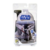 Star Wars Clone Wars Senate Security Clone Trooper Comic Con Exclusive - $59.99