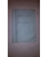 Leadwell MCV-1000BP Part List Manual - $30.00