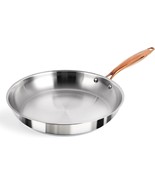 12” Tri-Ply Stainless Steel Frying Pan, Brass Cool Handle, Oven &amp; DW Safe - €50,65 EUR