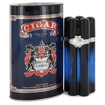 Cigar Blue Label by Remy Latour Eau De Toilette Spray 3.3 oz - $25.95