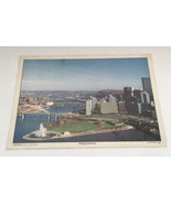 Vintage retro Pittsburgh&#39;s point park placemat america the beautiful - $19.75
