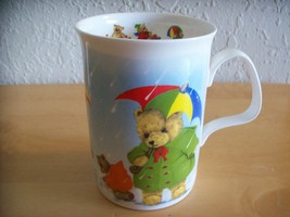 1993 Playtime Teddy “Rainy Day” Coffee Mug by Roy Kirkham  - £19.54 GBP