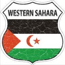 Western Sahara Shield Novelty Metal Magnet HSM-457 - $9.95