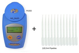 $409.99 Misco Palm Abbe PA202 1.333-1.504 Refractive Index 10 Pipettes FREE S&amp;H - £327.72 GBP