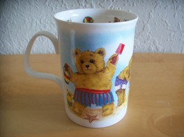 1993 Playtime Teddy “Beach Day” Coffee Mug by Roy Kirkham  - £19.52 GBP