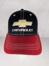 Chevrolet Chevy Logo Snapback Cap Adult Adjustable Blue Red Hat H3 Headwear - $15.99