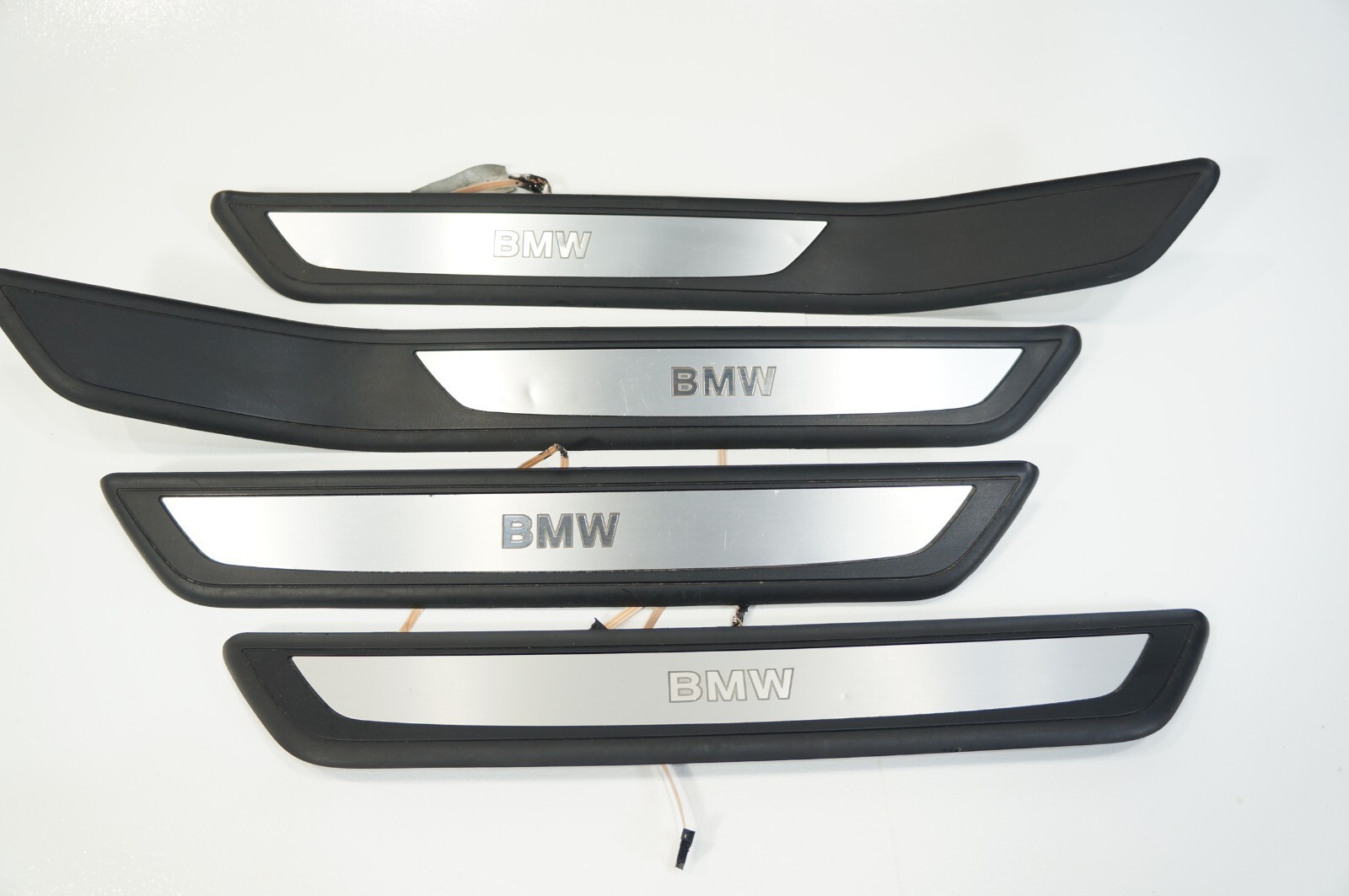 2009-2015 bmw 760li 750li 740li f02 scuff plate sill plate floor door set 4 led Item image 2
